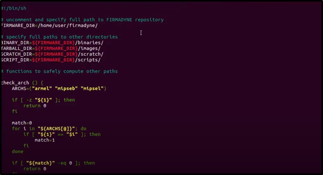 Editing Firmadyne Configuration